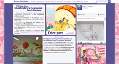 Desktop Screenshot of laure-illustrations.com